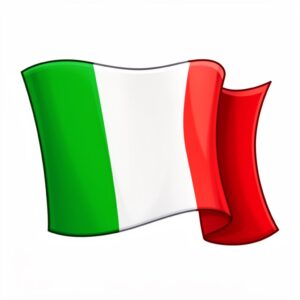 Italian flag.