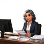 cartoon of the membership secretary